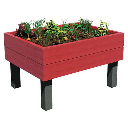 Jardinière pédagogique plastique recyclé Espace Urbain - Image 2