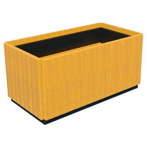 Jardinière Canopée rectangulaire plastique recyclé Espace Urbain - Image 3