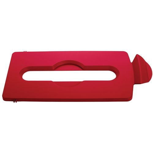 Couvercle papier station de recyclage Slim Jim_Rubbermaid - Image principale