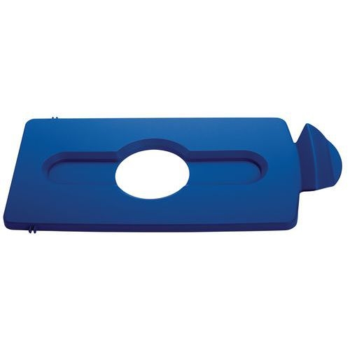 Couvercle bouteilles canettes recyclage Slim Jim bleu - Image principale