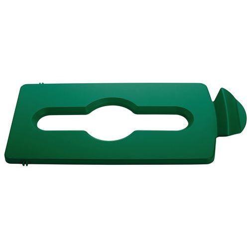 Couvercle déchets mélangés Slim Jim vert - Image principale