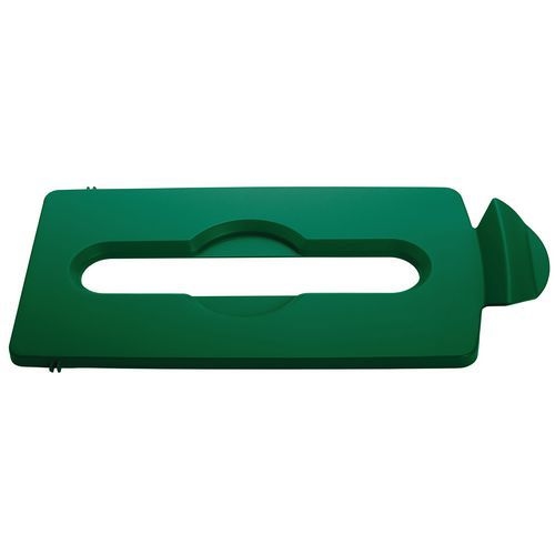 Couvercle papier station de recyclage Slim Jim vert - Image principale