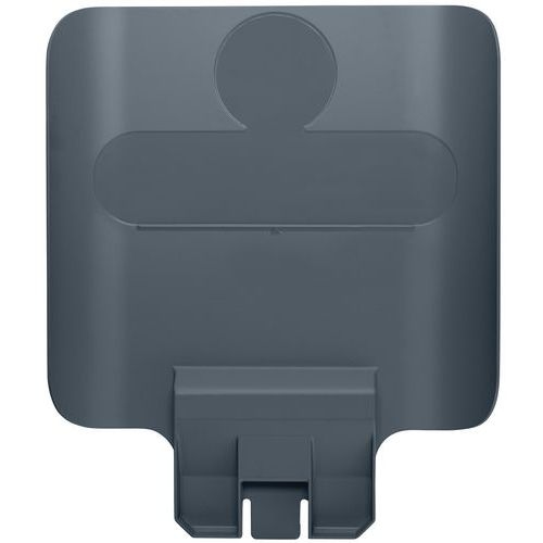 Panneau pour station de recyclage Slim Jim gris - Image principale