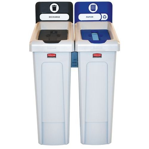 Station de recyclage Slim Jim 174L, noir bleu_FR - Image principale