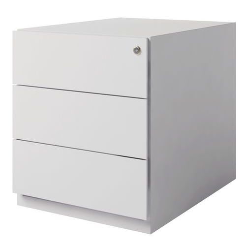 Caisson mobile en métal bas - 3 tiroirs - Bisley - Image principale