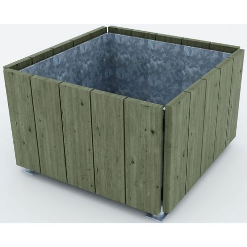Jardinière Fouesnant carrée Mobextan - Image principale