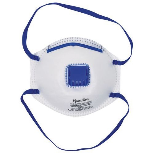 Demi-masque respiratoire coque à usage unique FFP2 - Manutan Expert - Image 9