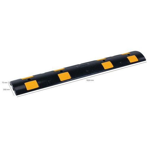 Ralentisseur noir et jaune 10 km/h - 20 T - Manutan - Image 3