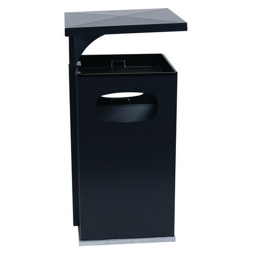 Cendrier-poubelle 72L / Anthracite - Manutan - Image 3