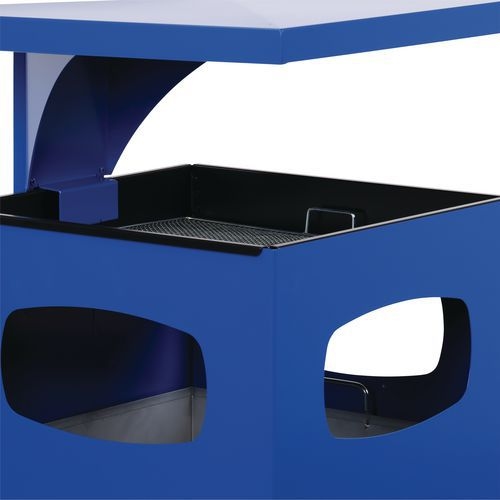 Cendrier-poubelle 72L / Bleu - Manutan - Image 7
