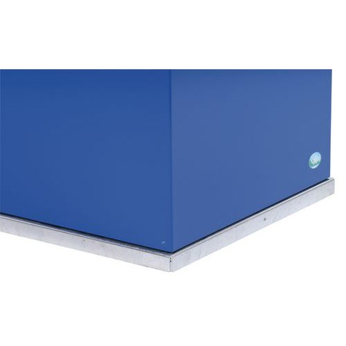 Cendrier-poubelle 72L / Bleu - Manutan - Image 6