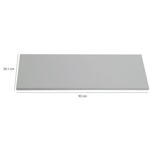 Tablette pour armoire à portes battantes larg 92 cm - Gris clair - Image 6