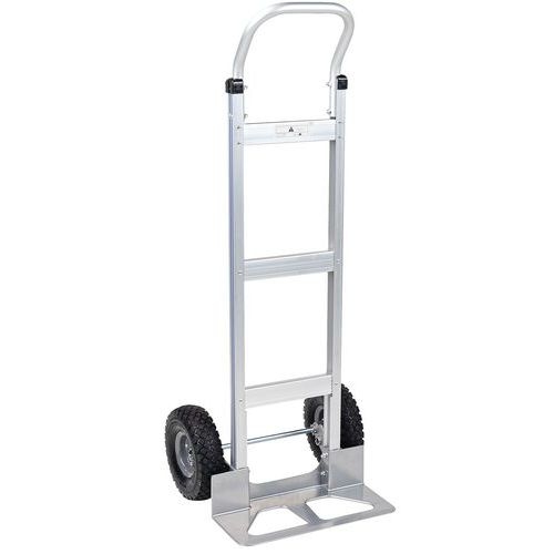 Diable aluminium - Roues semi-pneumatiques - Force 150 kg - Image principale