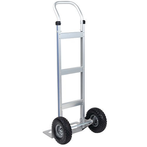 Diable aluminium - Roues semi-pneumatiques - Force 150 kg - Image 4