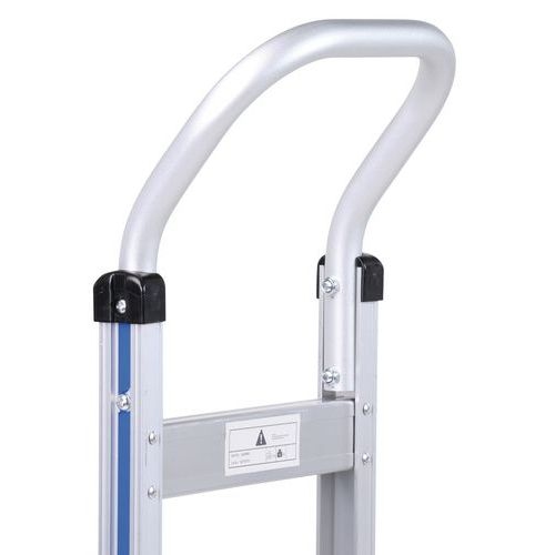 Diable aluminium - Roues semi-pneumatiques - Force 150 kg - Image 6