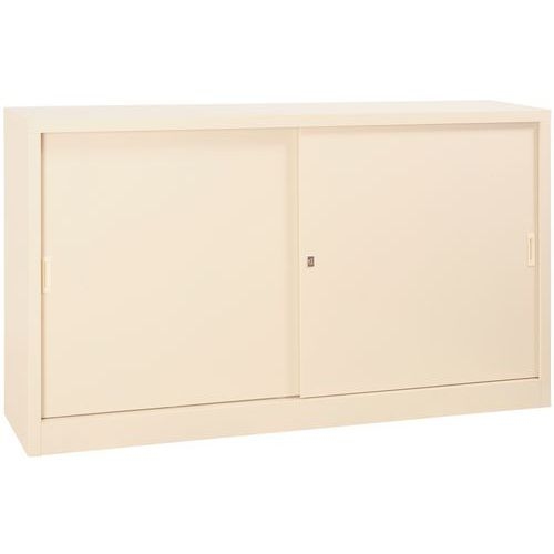 Armoire à monter porte coulissante - Basse - L 160 cm - Manutan Expert - Image 6