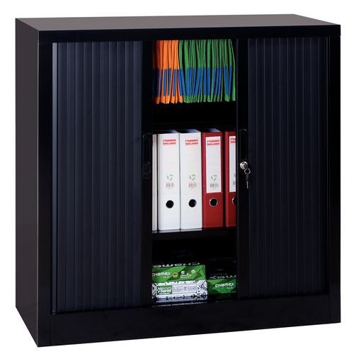 Armoire basse à rideaux en kit - Largeur 120 cm - Manutan Expert - Image 3