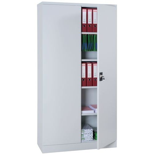 Armoire haute à portes battantes à monter - Largeur 100 cm - Manutan Expert - Image 9