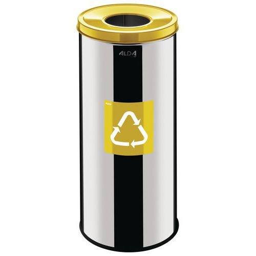 Poubelle métallique Prestige EKO de recyclage 45 L - Image principale