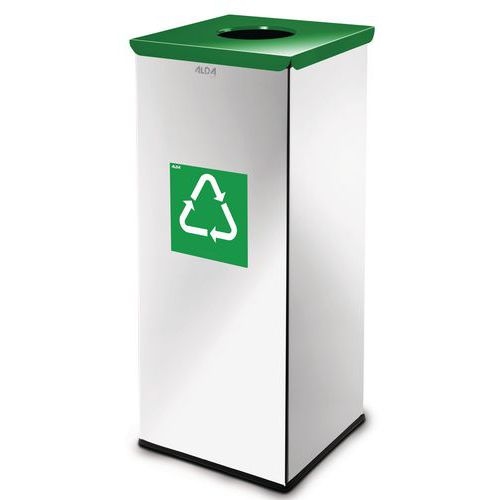 Poubelle métallique Prestige de recyclage 60 L - Image 3