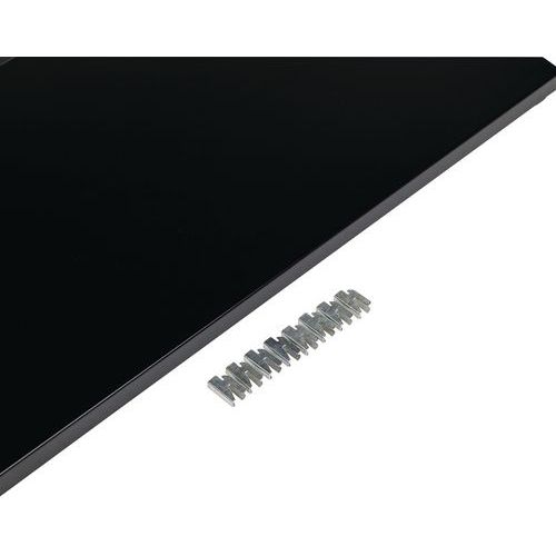 Tablette supplémentaire armoire à rideaux en kit- Larg. 120 cm - noire - Image 4