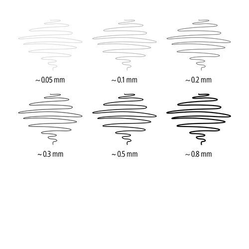 Feutre pigment liner Staedtler dont 2 gratuits (Etui de 6) - Image 2