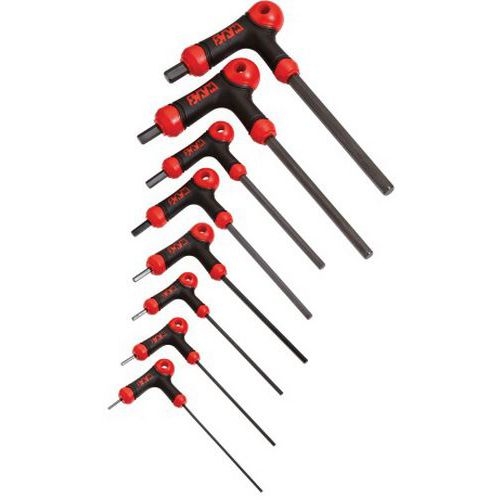 Jeu de 8 cles males 6 pans a poignee en l 2 a 10mm - Image principale