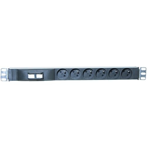 Multiprise 19'' 6 prises avec disjoncteur - Image principale