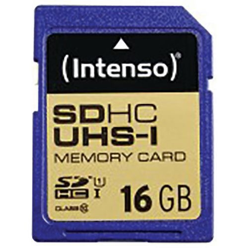 Carte SDHC 16 Go UHS-I Class 10 - Intenso - Image principale