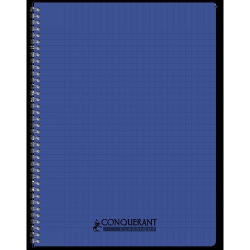 CONQUERANT Cahier Classique 24x32cm Grands Carreaux Seyès 100 Pages Reliure Intégrale Couverture Polypro Color - Image 4