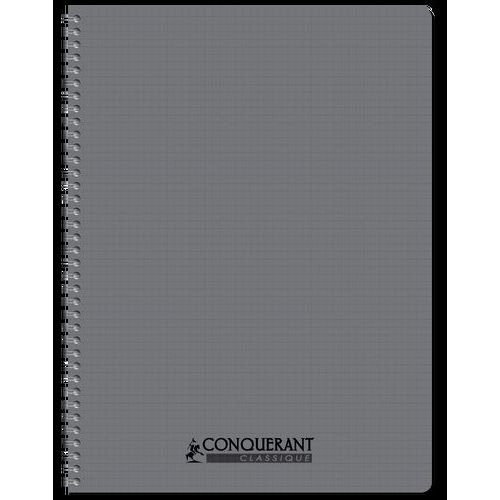 CONQUERANT Cahier Classique A4 Petits Carreaux 5mm 100 Pages Reliure Intégrale Couverture Polypro Coloris Asso - Image 5