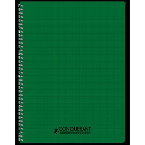 CONQUERANT Cahier Classique A4 Grands Carreaux Seyès 180 Pages Reliure Intégrale Couverture Polypro Coloris As - Image 4