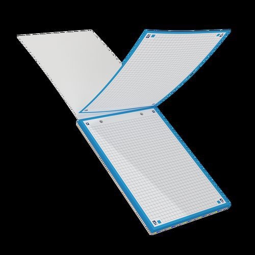 OXFORD Bloc de Fiches Bristol 2.0 A5 Petits Carreaux 5mm 30 Fiches Collées Bords Bleus - Image 3