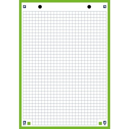OXFORD Bloc de Fiches Bristol 2.0 A5 Petits Carreaux 5mm 30 Fiches Collées Bords Verts - Image 3