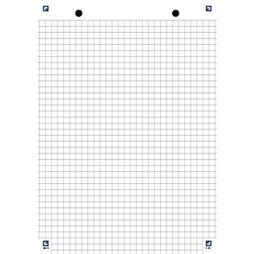 Bloc de 30 fiches bristol A5 petits carreaux 5mm blanches perforées - Oxford - Image 4