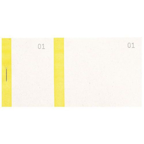 Bloc vendeur à bande couleur 100 feuillets double numérotage - Image principale