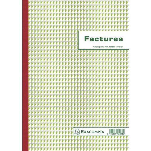 Manifold Factures 50 feuillets tripli autocopiants - Image principale