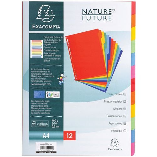 Intercalaires carte lustrée 400g - Image 3