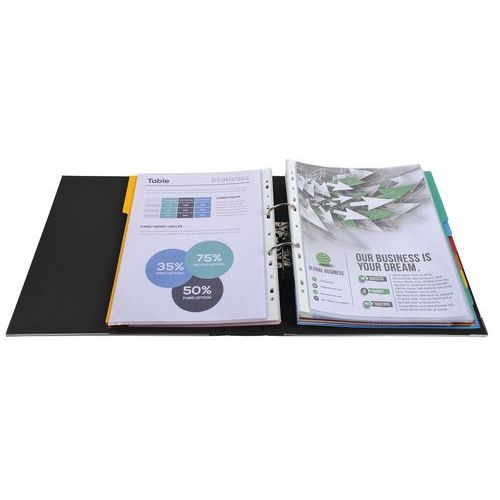 Classeur à levier Prem'Touch intérieur extérieur PP Dos 50mm A4 maxi - Image principale