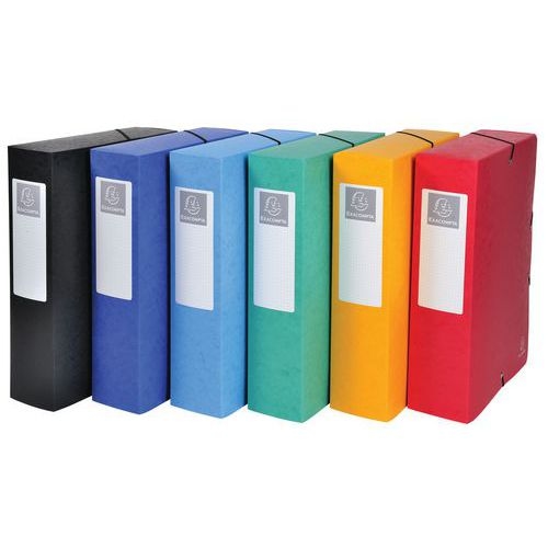 Boite de classement Exabox Dos 80mm Carte lustrée - A4 - Image principale