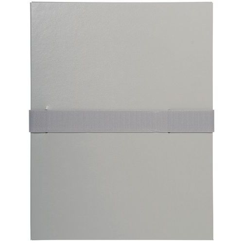Lot de 10 chemises dos extensible Balacron et sangle scratch - gris - Image principale