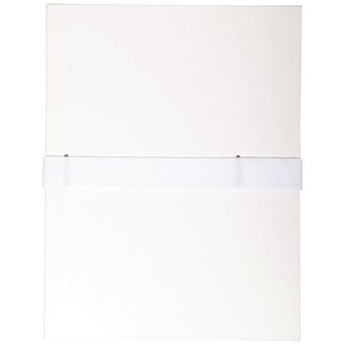 Lot de 10 chemises dos extensible Balacron et sangle scratch - blanc - Image principale