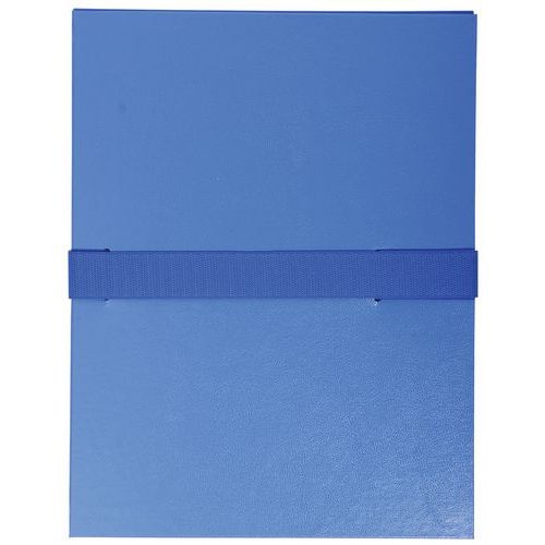 Chemise extensible balacron sans rabat sangle scratch - 24 x 32 cm - Exacompta - Image 2