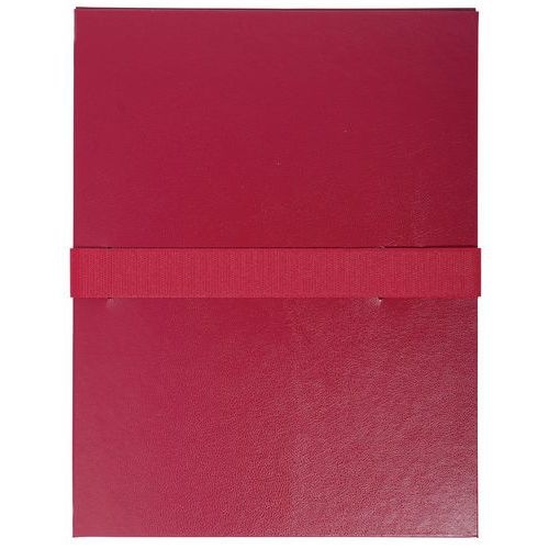 Chemise extensible balacron sans rabat sangle scratch - 24 x 32 cm - Exacompta - Image 4