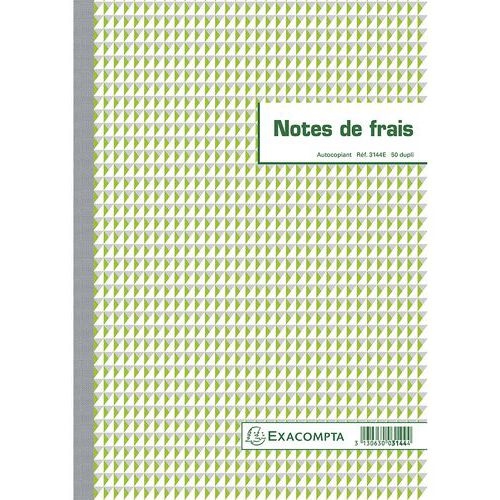 Lot de 5 Manifold Note de frais 29,7x21cm 50 feuillets dupli autocopiants - Image principale