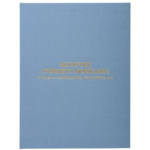 Registre Objets mobiliers brocanteurs et antiquaires 100 pages - Image principale