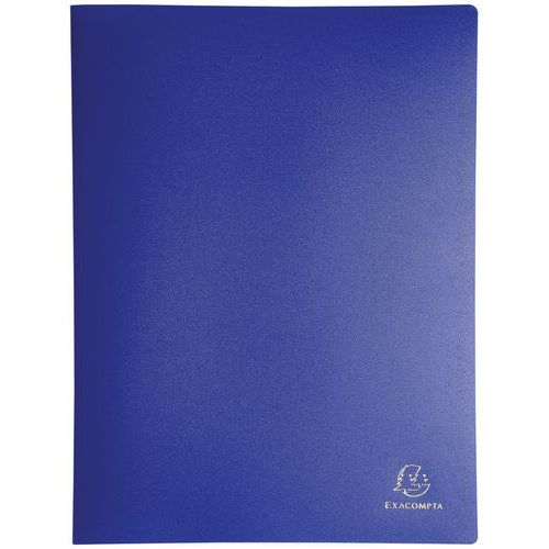Lot de 12 Protège-documents en polypropylène opaque pochettes cristal - A4 - Image principale