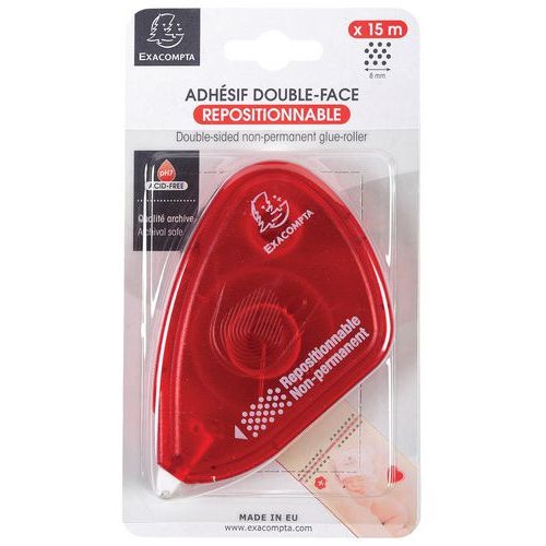 Lot de 6 Dérouleur d'adhésif double-face repositionnable pour photos - Image principale