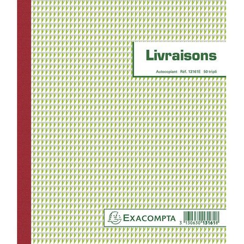 Lot de 5 Manifold Livraisons 21x18cm 50 feuillets tripli autocopiants - Image principale