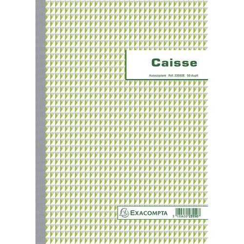 Lot de 5 Manifold Caisse 29,7x21cm 50 feuillets dupli autocopiants - Image principale